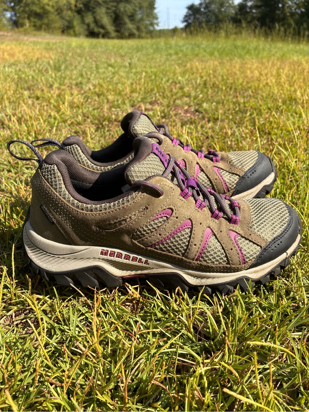 Merrell Oakcreek Waterproof Hiking Shoes Size 8